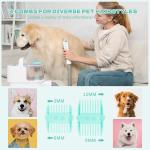 Professional Pet Grooming Made Sustainable with 300W Vacuum Kit and 6 Grooming