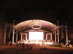 Black Color 50*3mm Tube 290*290MM /300*300MM Outside Aluminum Stage Truss System