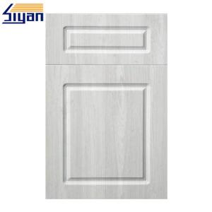 Wholesale Custom MDF Board Wood Grain PVC Kitchen Cabinet Doors 408*668mm from china suppliers