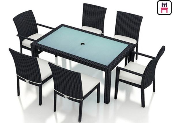 Outdoor Patio Furniture High Top Table , Commercial Grade Outdoor Dining