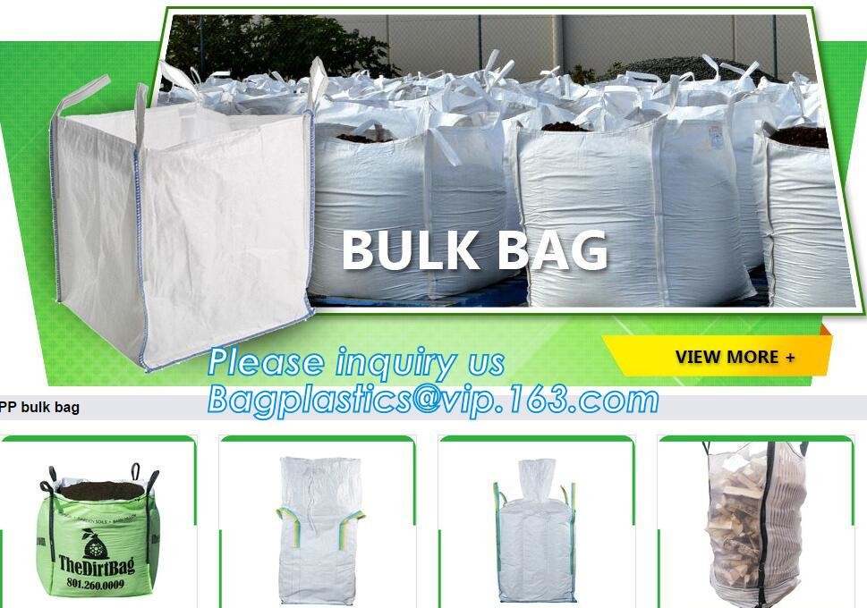 BAGS SACKS for usage mineral products, iron, manganese, copper, etc. powder, bulk goods transport packaging, warehousing