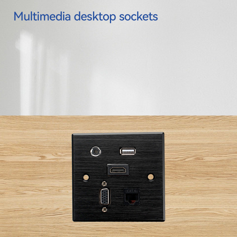 HDMI Wall Audio Video Outlet Boxes Multimedia Socket OEM