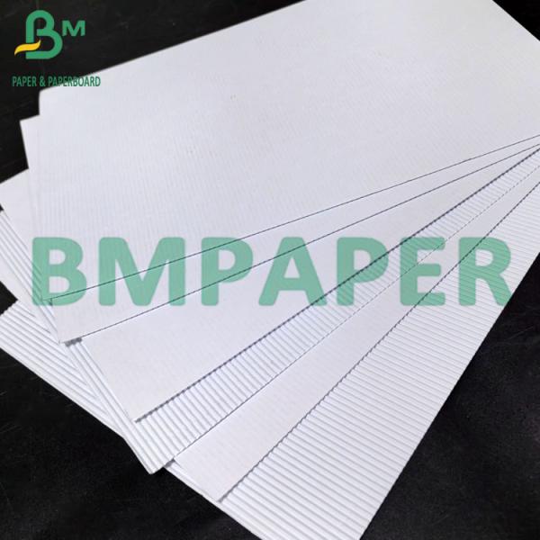1mm F Flute White Corrugated Cardboard Sheets For Making Boxes 1mm F Flute White Corrugated Cardboard Sheets For Making Boxes