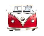 Industrial Vintage Car Shape Booth Red Car Booth
