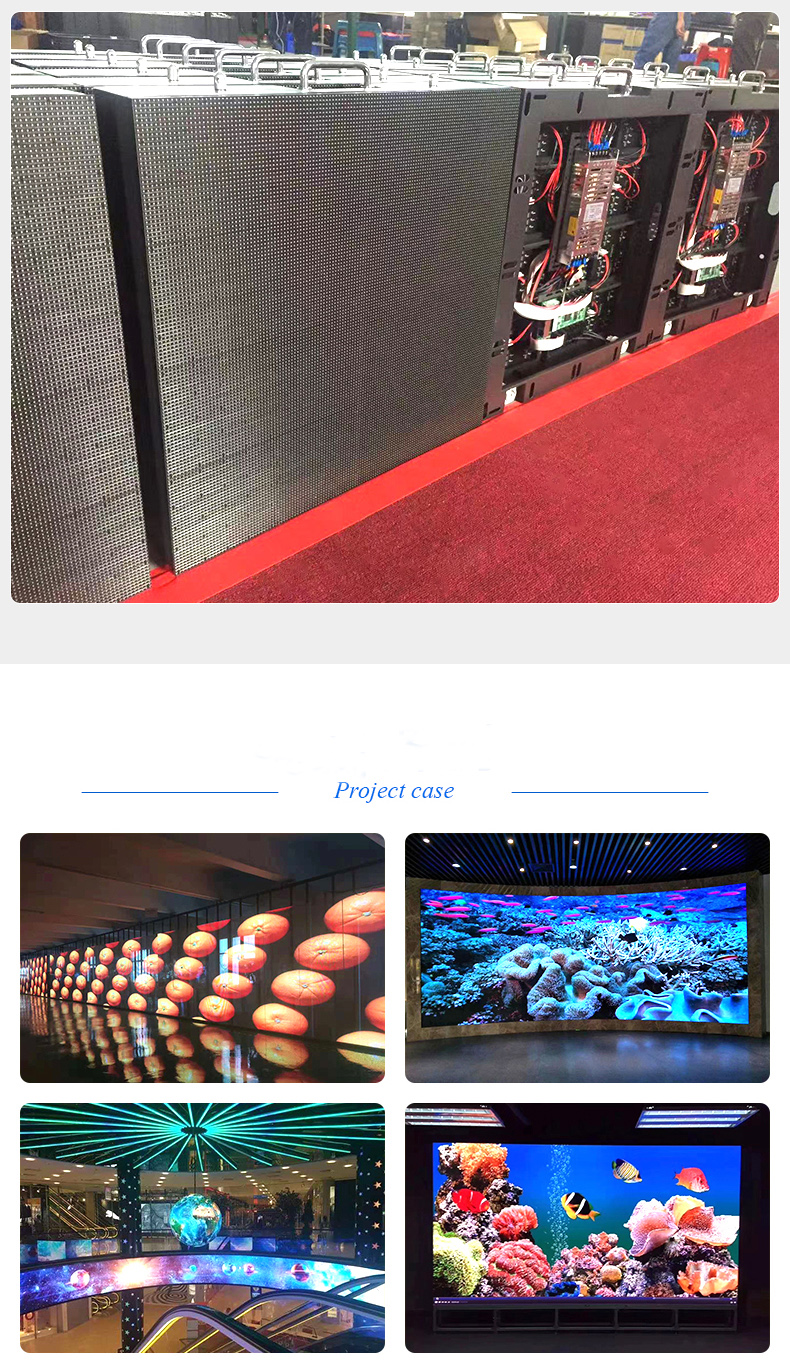 P2.5 Full Color Indoor Advertising Led Screen HD Die Casting Aluminum Cabinet