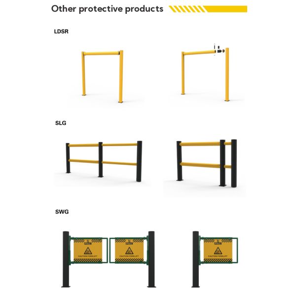 Guard Rail flexible safety barrier for warehouse