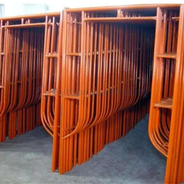 Construction Staging Access Step Climbing Frame Scaffold Load Capacity 1000kg with Powder Coating