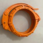 125 150 180 Orange Color Pipe Clamp Spare Parts For Zoomlion Concrete Pump