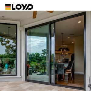 Wholesale Frameless Glass Aluminum Sliding Door For Patios , Balconies from china suppliers
