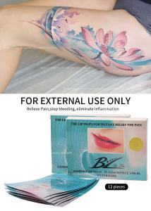 Wholesale Stop Bleeding Anesthetic Lip Paste Permanent Makeup Lip Pad Anti Allergy from china suppliers