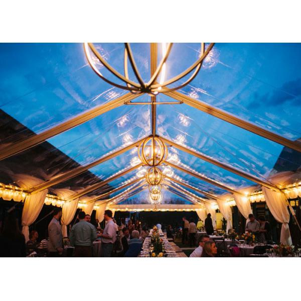1000 People Luxury Clear Roof Wedding Marquee Party Tents For Sale Transparent Wedding Tent