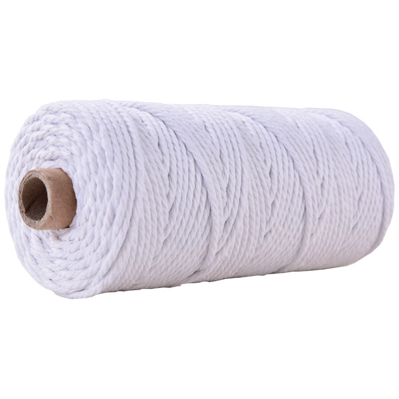 Green 3 Strand Twisted Nylon Rope 3mm Macrame Braided Cotton Rope