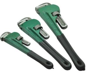 Wholesale KM heavy duty American type dipped handle pipe wrench from china suppliers