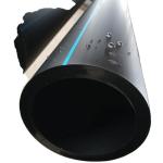 25mm - 300mm Black HDPE PE Pipe Double Screw Corrosion Resistant Large Diameter