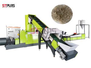 Wholesale Single Screw Pe Film Granulator Machine Double Column from china suppliers