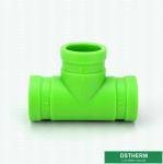 Fittings Reducing Tee Ppr Green Pipe Accessories Welding Connection