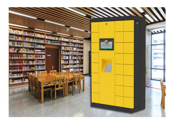 Highend Library Train Station Airport Smart Cabinet Luggage Lockers , Digital