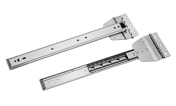 Steel Ball Bearing Kitchen Cabinet Drawer Slides Hardware Self Closing 35mm 2