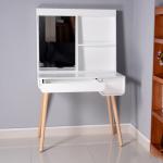 Floor Standing Space Saving 57.87 inch Makeup Dressing Tables