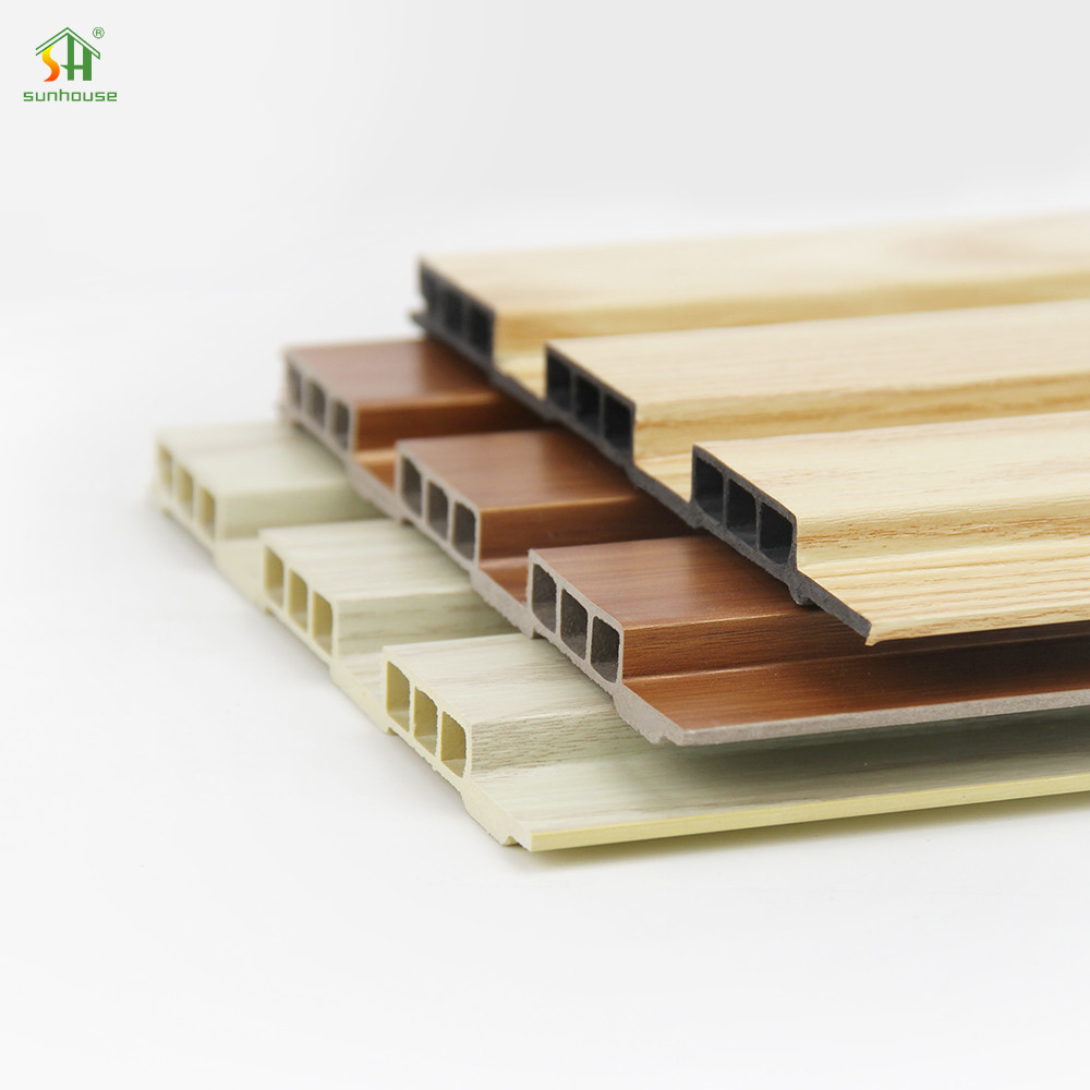 Free Samples Easy To Install Wpc Fluted Wall Panel Corrosion-Resistant Triple-Hole Ventilation Board