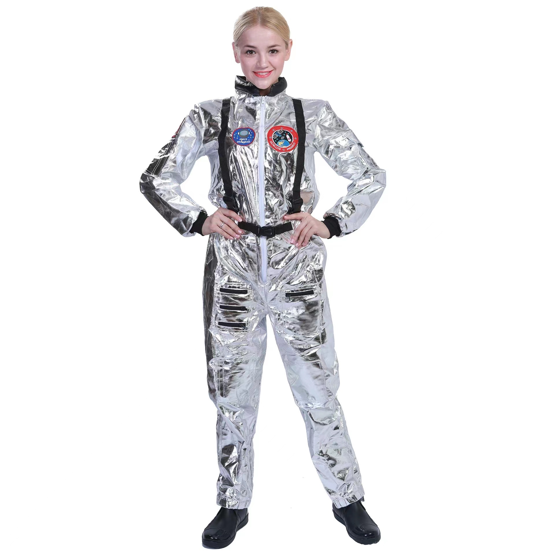 OEM-ODM Space Suit Group Party Annual Tail Tooth Astronaut Costume for Halloween Play