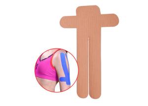 Wholesale Pre - Cut Kinesiology Sports Bandage Tape , Elastic Medical Tape Reduce Pain from china suppliers