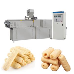 China Snack Food 200-250kg/H Corn Puffs Extruder Automatic on sale