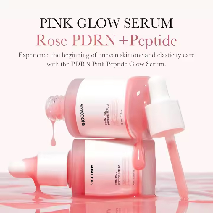 ODM / OEM Private Label PDRN Pink Peptide Serum Niacinamide Hydrate Moisturize Firming Uneven Skin Tone Facial Serums For Dark Spot Skin