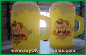 Wholesale Promotional Activity Yellow Color Custom Inflatable Products Giant Inflatable Beer Cup For Events from china suppliers