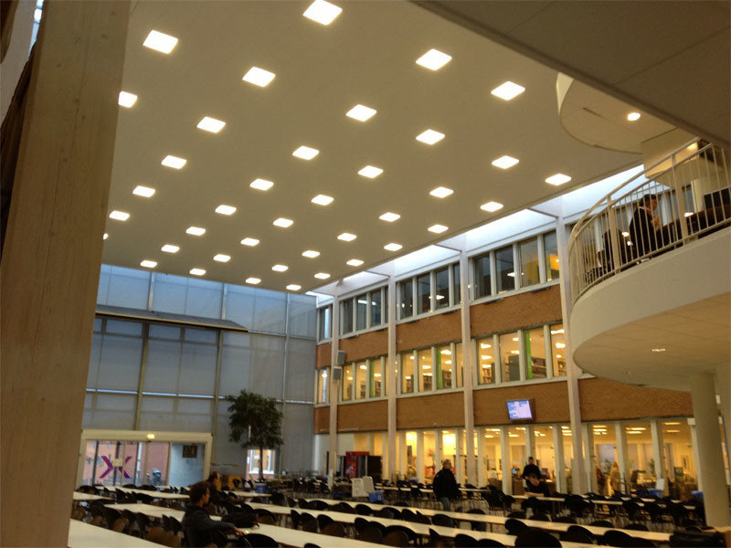 led panel 62*62cm 83W Super bright ceiling decoration office square aluminum shell living room lobby aisle airport lamp