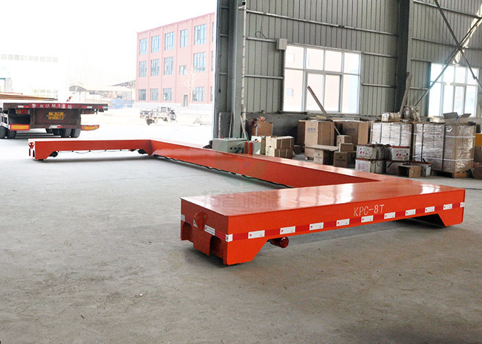 Heavy Duty Plant Motorized Handling Inter Bay Transport Cross Bay Rail Truck Trolleys