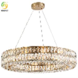 Wholesale Hanging Rings Led Crystal Pendant Light Luxury Home Hall Hotel Decoration from china suppliers