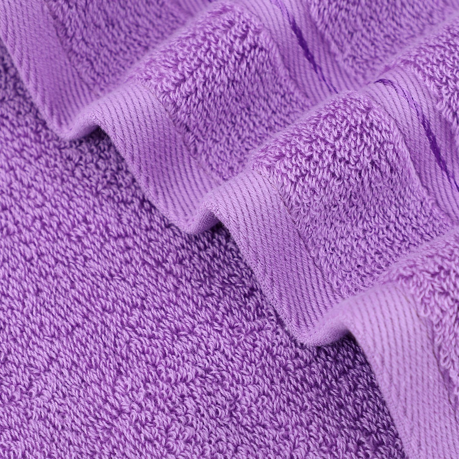 Upgrade Your Bathroom with this Thickened and Combed Cotton 6-Piece Towel Set in White