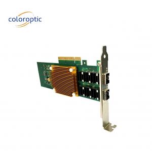 China Dual Port Pcie Network Card 25G Optical NIC Host Bus Adapter PCI Express 2.0 on sale