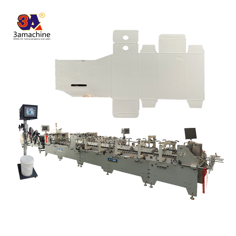 380V Voltage Textiles Folder Gluing Machine for Professional Presentation Folders