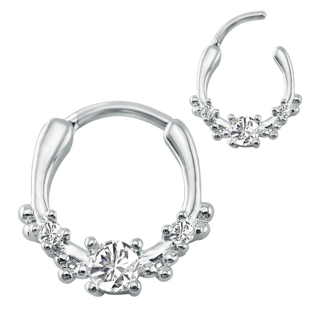 16G Nose Piercing Ring Indian Nose Septum Ring Clicker Nose Rings Piercing Body Jewelry Hoops Helix Piercing Ear Cartila