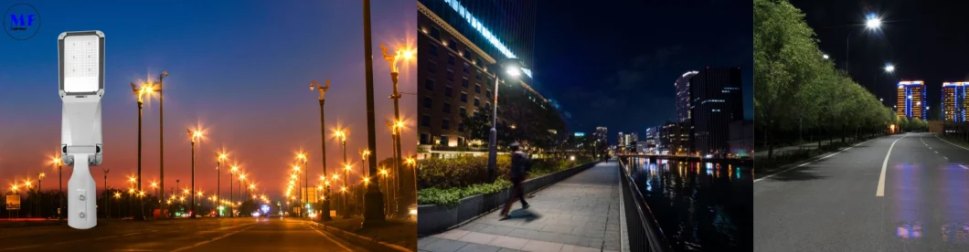 LED Flood Street Light With Support Smart Control 100W 0-10V Dim Die Casting Aluminum Waterproof IP65 175lm/W