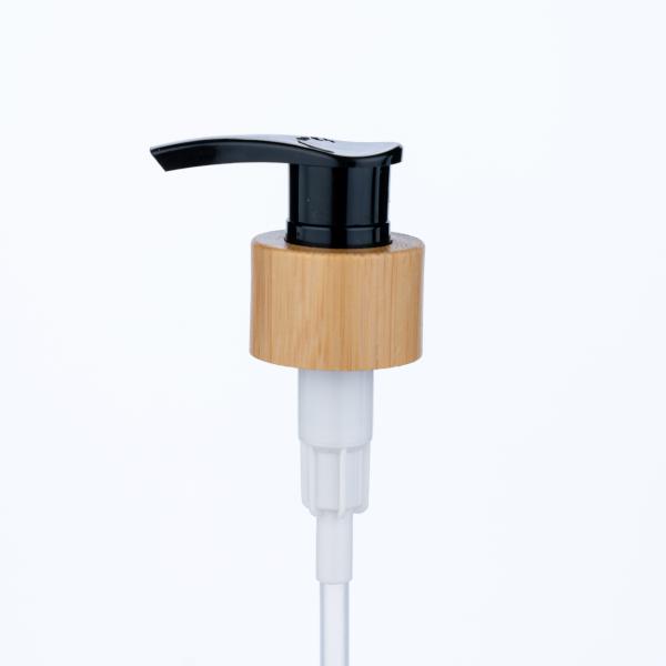 24/410 Black Wood Grain Water Transfer Printing Lotion Pump Is Used for Shower