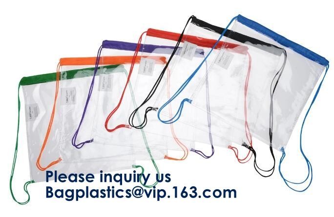 Promotion Small Cloth Gift Clear Pvc Drawstring Backpack Bag,Fashion Transparent Clear PVC Drawstring Bags Bagease pac