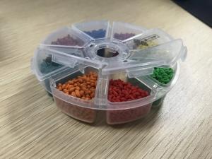 Wholesale No Smell Wet Pour 60A Hardness Colored Rubber Granules from china suppliers