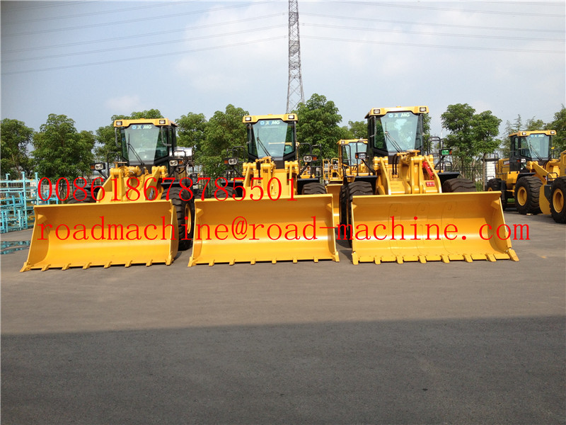 Strong Frame Small Wheel Loader Operating Weight 10T With FOPS Cabin