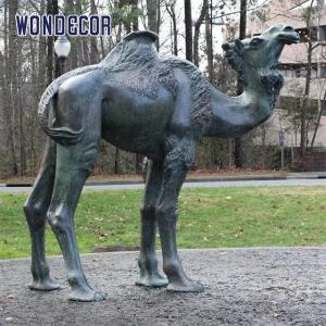 Wholesale WONDERS Life size outdoor Bronze Camel Statue Bronze Camel Figurine from china suppliers