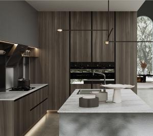 Wholesale Plywood Kitchen Cabinet With Kitchen Island Table For Home Improvement from china suppliers