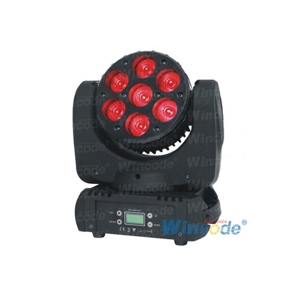 Moving Head Disco Light 7pcs×10 Watt , Professional Stage Lighting With 8° Beam Angle