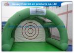 Green Paintball Enclosures Durable Inflatable Sports Dome Tent for Interactive