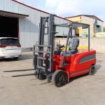 Electric Counterbalance Forklift 1.5 Ton Built In Charger 48V Battery And 6