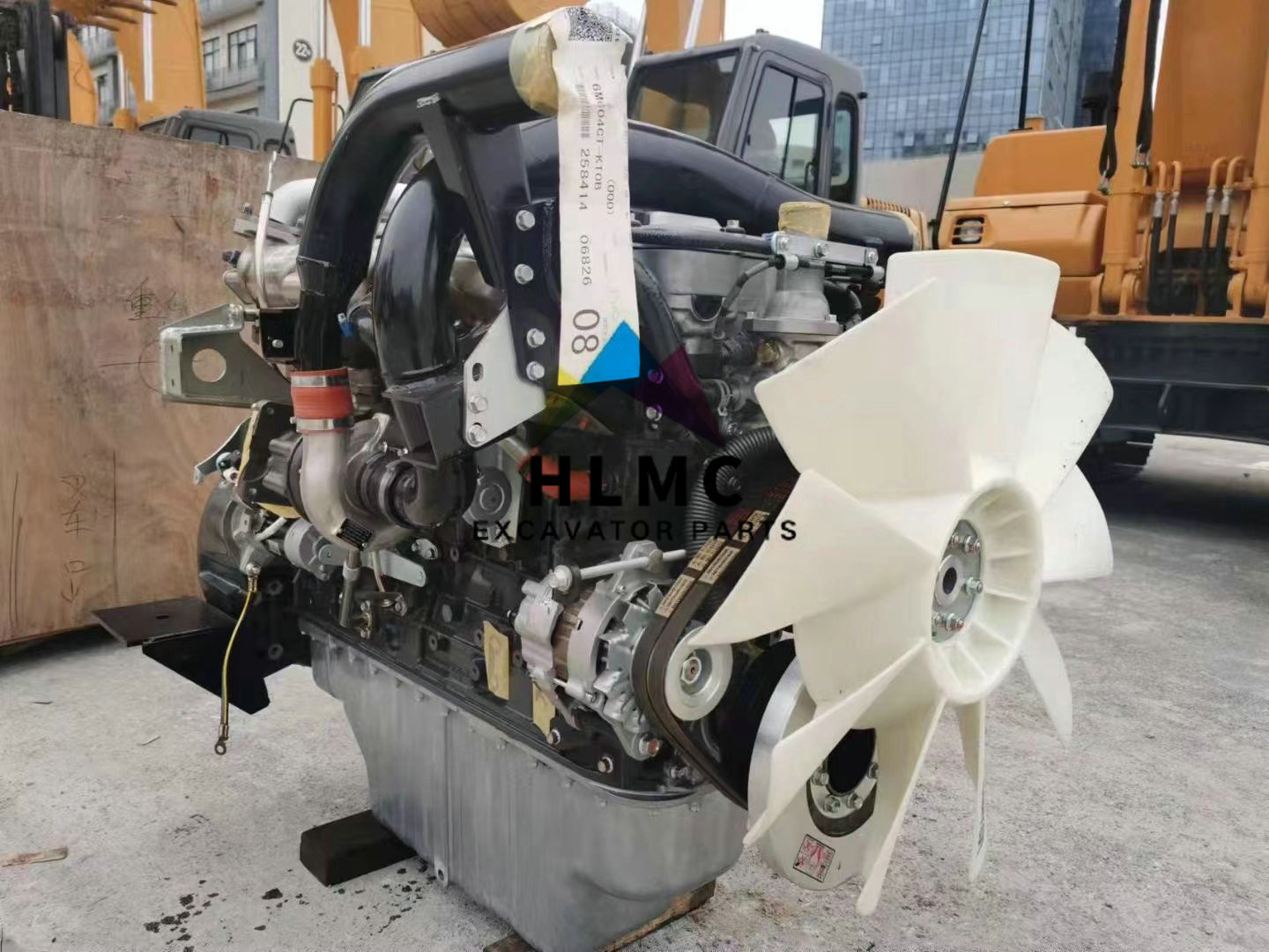 Diesel Motor Excavator Engine Parts 6M60-TLC3A Mitsubishi 6M60 Engine Assembly