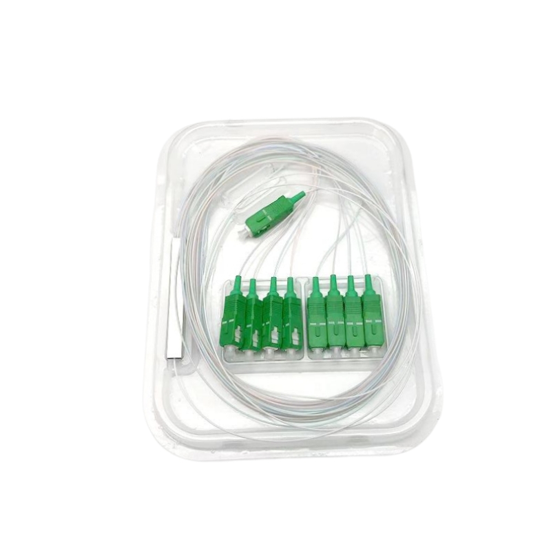1X5 Single mode Fiber Optic FTTR PLC Splitter Cassette for Upc/APC Endface Connector
