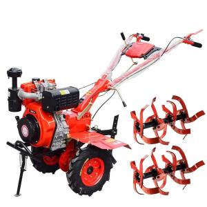 Wholesale 178F 900mm-1350mm Diesel 6 HP Power Tiller Machine from china suppliers