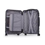 Aluminum Blue 20inch ODM ABS Stylish Trolley Suitcase